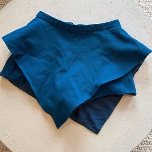 Blue Layered Assymetrical Skort